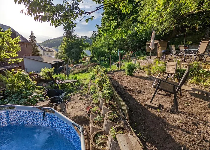R1 - Urlaubsmagie - Bad Schandau Fusslaeufig, Garten